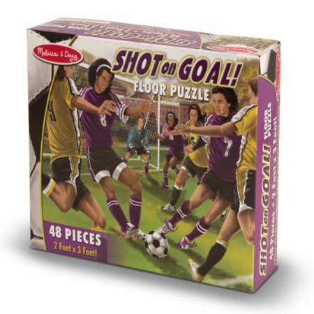 Melissa & Doug Shot on Goal Floor Puzzle, 48 Pieces
