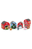 Melissa & Doug Nesting and Sorting Barns and Animals With 6 Numbered Barns and Matching Wooden Animals