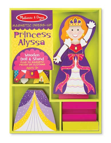 Melissa & Doug Princess Alyssa - Magnetic Dress Up