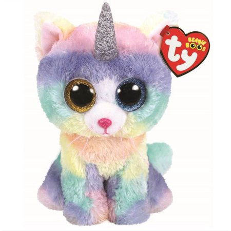 TY Beanie Boos - HEATHER the UniCat (Regular Size - 6 inch)