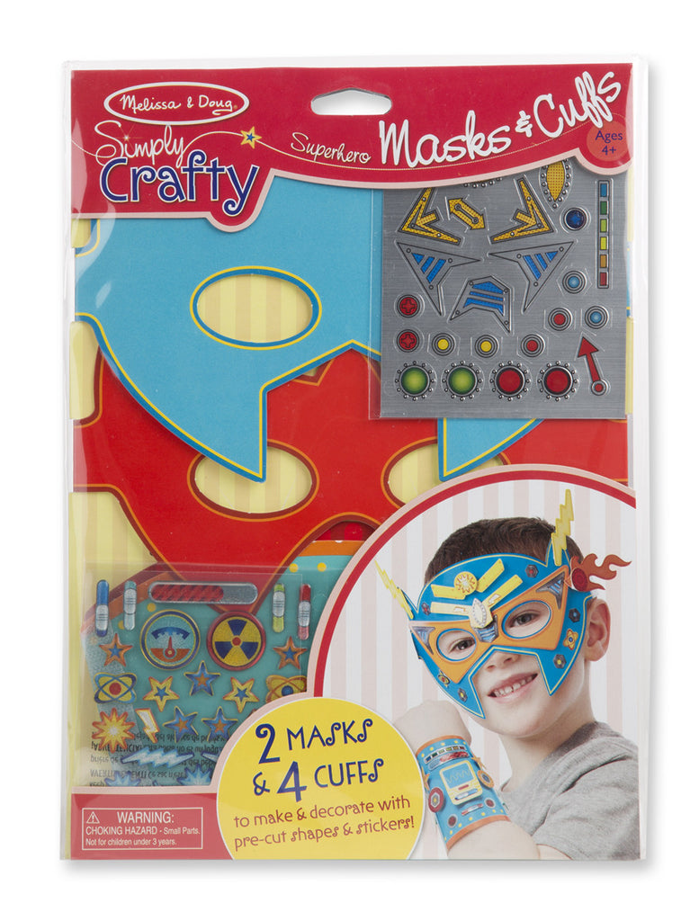 Melissa & Doug Simply Crafty - Superhero Masks