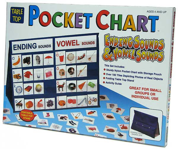 Tabletop Pocket Chart - Ending & Vowel Sounds 781
