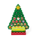Melissa & Doug Countdown to Christmas Wooden Advent Calendar - Magnetic Tree, 25 Magnets