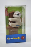 Bundle of 2 |Fisher-Price Little People Single Animal (Sloth + Giraffe)