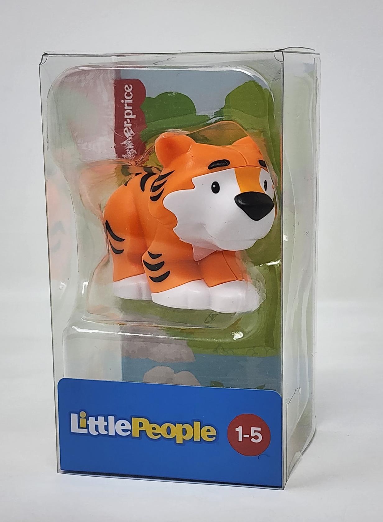 Bundle of 2 |Fisher-Price Little People Single Animal (Tiger + Elephant)