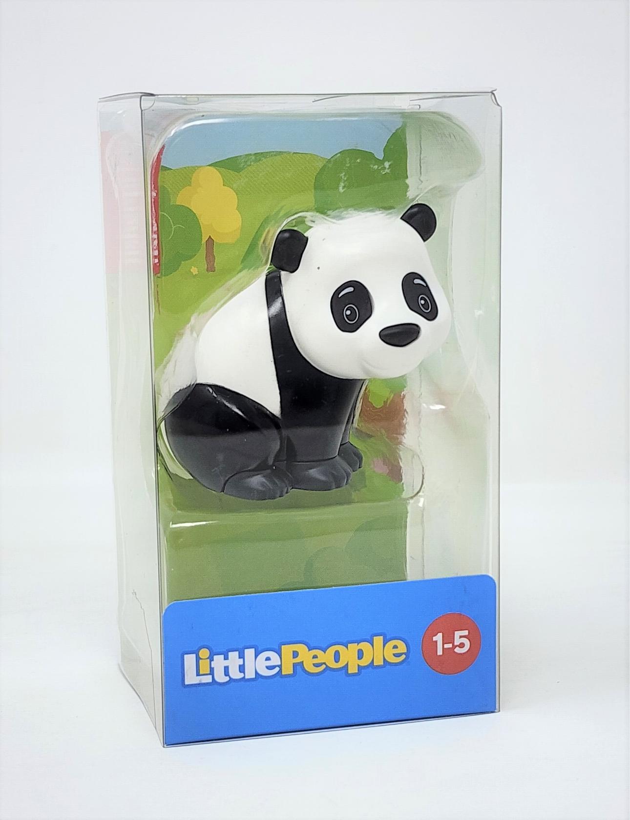 Bundle of 2 |Fisher-Price Little People Single Animal (Leopard + Panda)