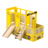 Guidecraft Hardwood Vehicle Loft System School Bus