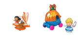 Bundle 2 |Fisher-Price Little People Disney Princess Parade (Cinderella & Pals + Moana's Float Multi