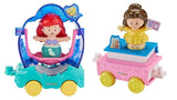 Bundle 2 |Fisher-Price Little People Disney Princess, Parade Floats (Ariel & Flounder's + Belle & Chip's Float)
