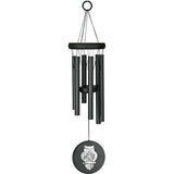 Habitats Chime - Black, Owl