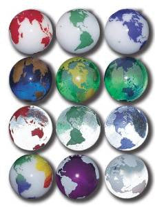 GeoToys Rainbow Earth Marbles