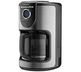 KitchenAid 12 Cup Glass Carafe Onyx Black Coffee Maker (KCM111OB) Closeout