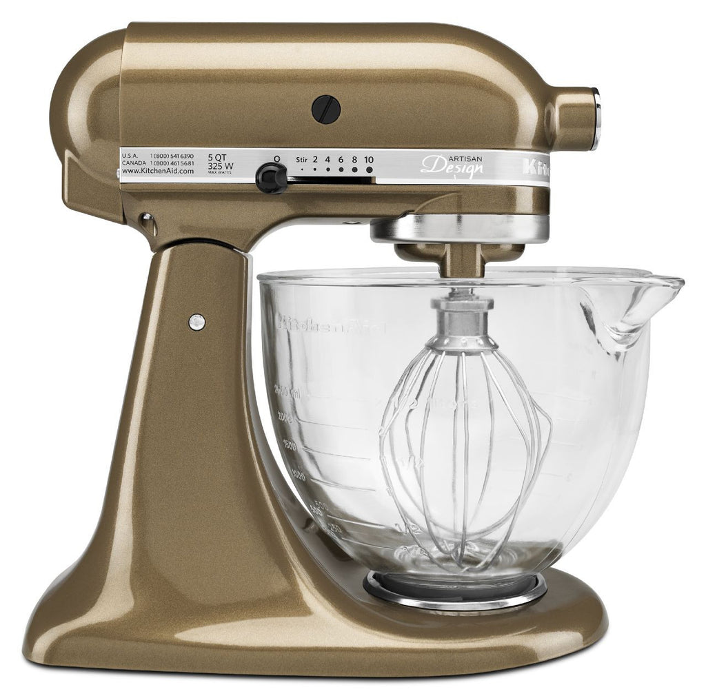 Kitchenaid 5 Qt. Artisan Design Series with Glass Bowl - Toffee KSM155GBTF