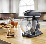 Kitchenaid 5 Qt. Artisan Design Series with Glass Bowl - Blueberry KSM155GBUB