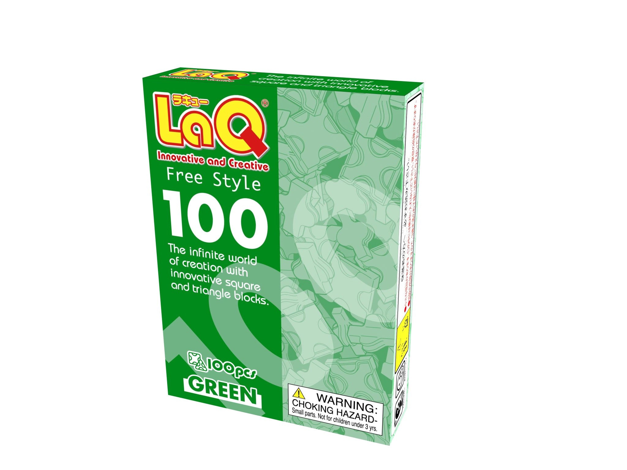 LaQ Free Style - Free Style 100 - Green LAQ000439 by LaQ Blocks