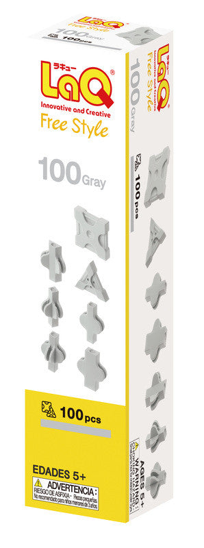 LaQ Free Style - Free Style 100 - Gray LAQ001924 by LaQ Blocks