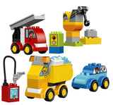 LEGO DUPLO My First Cars and Trucks 10816, Preschool, Pre-Kindergarten Large Building Block Toys for Toddlers