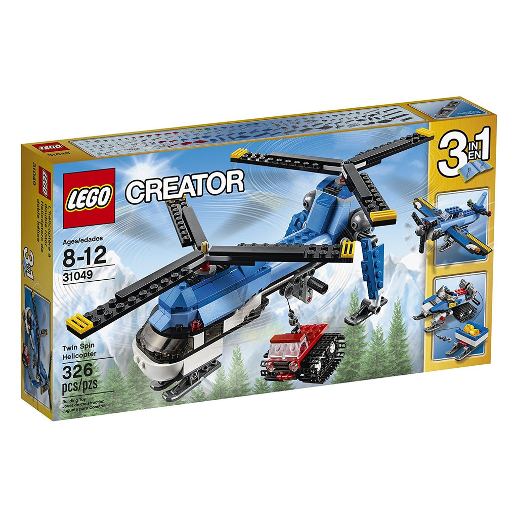 LEGO Creator 31049 Twin Spin Helicopter Building Kit (326 Piece)