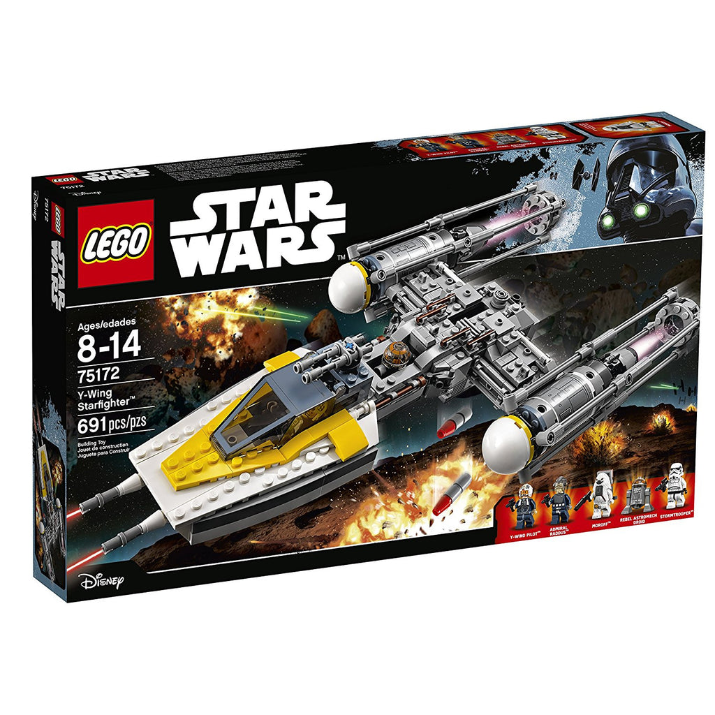 LEGO Star Wars Y-Wing Starfighter 75172 Building Kit (691 Pieces)
