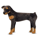 Melissa & Doug Giant Rottweiler - Lifelike Dog Stuffed Animal (2 feet tall)