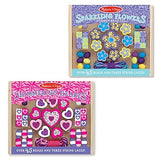 Melissa & Doug Flowers & Hearts Small Bead Set Bundle