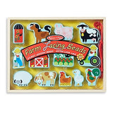 Melissa & Doug Farm Lacing Beads With 13 Wooden Beads and 1 Sturdy Lace