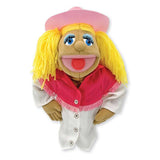 Melissa & Doug Cowgirl Puppet With Detachable Wooden Rod for Animated Gestures