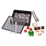 Melissa & Doug Wooden Grill Slice and Sort Play Set (18 pcs)