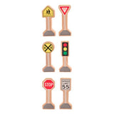 Melissa & Doug Whittle World - Traffic Signs Set