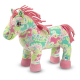 Melissa & Doug Ashley the Horse Stuffed Animal With Paisley Pattern - Ultra-Soft Fleece