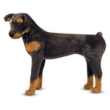 Melissa & Doug Giant Rottweiler - Lifelike Dog Stuffed Animal (2 feet tall)