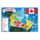 Melissa And Doug Canada Map Jumbo Floor Puzzle 48pc
