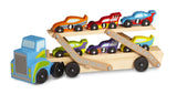 Melissa and Doug Kids' Mega Race-Car Carrier Toy