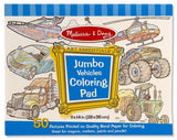 Melissa & Doug Jumbo Coloring Pad - Vehicles