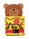 Melissa & Doug Soft Activity Baby Book - Dress Up Bear