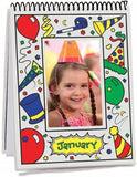 Melissa & Doug Month-by-Month Flip Frame - 12 Photo Borders (4 x 6 inches), 4 Markers