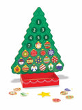 Melissa & Doug Wooden Advent Calendar - Magnetic Christmas Tree, 25 Magnets