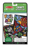 Melissa & Doug On the Go Foil Art Craft Activity Set - Animals