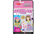 Melissa & Doug On-the-Go Crafts, Sequin Art, Fashion