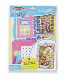 Melissa & Doug Simply Crafty Fabulous Frames Craft Kit (Makes 3 Picture Frames)