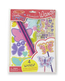 Melissa & Doug Simply Crafty Whimsical Wands Kit With Stickers, Pre-Cut Shapes, Foam Sticky Tabs