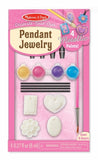 Melissa & Doug Decorate-Your-Own Pendant Jewelry Craft Kit (Makes 4 Necklaces)