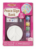 Melissa & Doug Decorate-Your-Own Peace Sign Bank Craft Kit