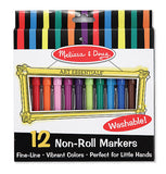 Melissa & Doug Non-Roll Markers