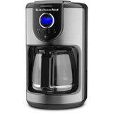 KitchenAid 12 Cup Glass Carafe Onyx Black Coffee Maker (KCM111OB) Closeout
