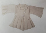 Empress Arts Hand Knitted Organic Cotton Girl's Multi Button Sweater 6-12m