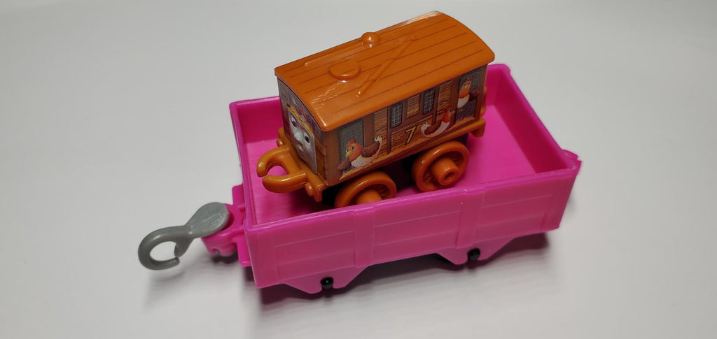 Thomas the Train Minis with Cargo Wagon - GLM64 - On the Farm Toby