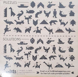 Tree Hopper Toys - Red Tree Tangram Puzzle THT004