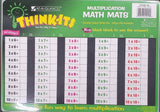 Think-Its Reusable Double-Sided Math Mats - Multiplication- The Fun way to learn