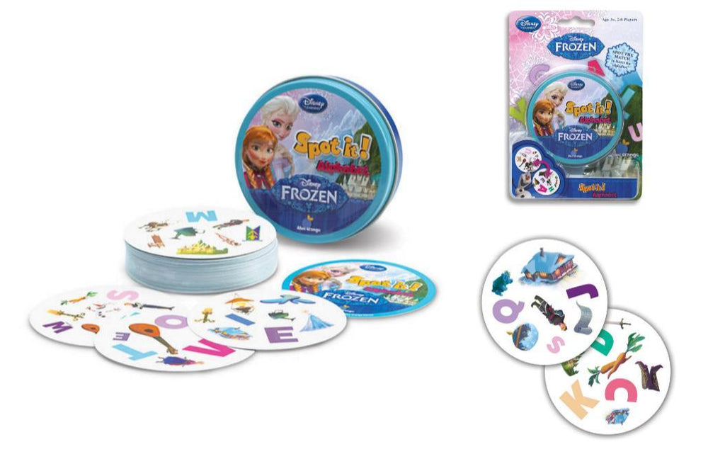 Disney's Frozen Elsa & Anna Spot It Alphabet Game